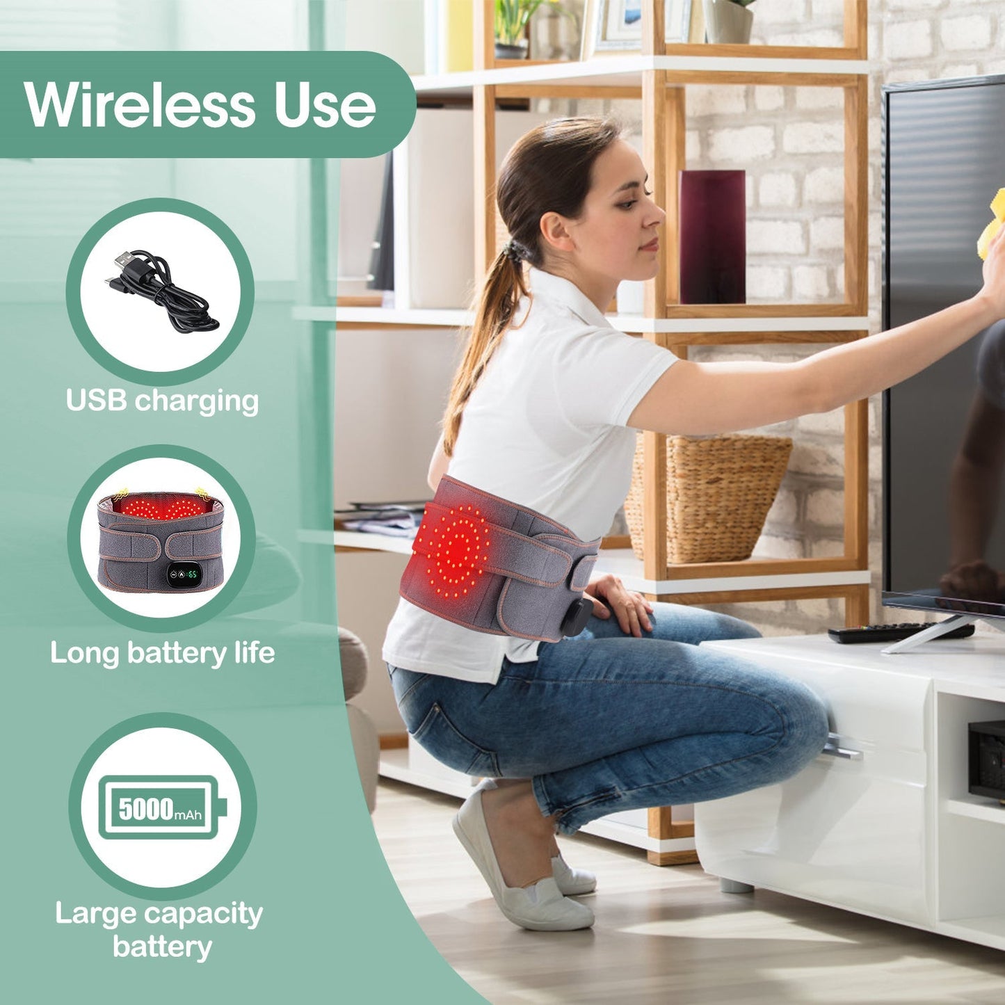 Wireless Lumbar Massager