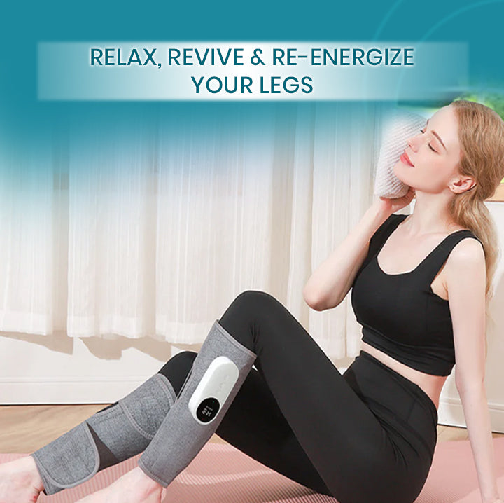 Portable & Adjustable Compression Leg Massager