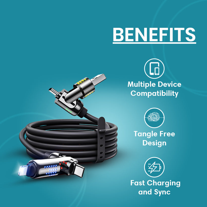 4-in-1 Multi USB Charging Cable