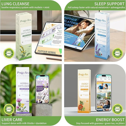 Pack of 4 Herbal Diffusers